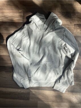 J. Crew Light Gray Pullover Hoodie